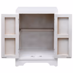 VidaXL 284073 comodino Bianco - Vista aggiuntiva 4