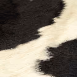 Tappeto in Vera Pelle Bovina Bianco e Nero 150x170 cmcod mxl 79848 - Vista aggiuntiva 3