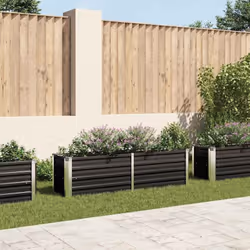 Questo letto rialzato da giardino in metallo è una scelta perfetta per gli appassionati del fai da te per decorare il giardin ...