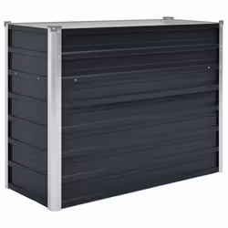vidaXL Fioriera per Giardino Antracite 100x40x77 cm in Acciaio Zincato - Vista aggiuntiva 2