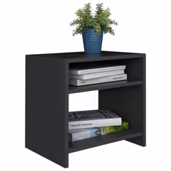 VidaXL 800012 comodino Nero - Vista aggiuntiva 3