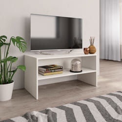 vidaXL Mobile Porta TV Bianco 80x40x40 cm in Legno Multistrato
