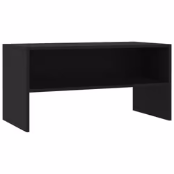 vidaXL Mobile Porta TV Nero 80x40x40 cm in Legno Multistrato - Vista aggiuntiva 2