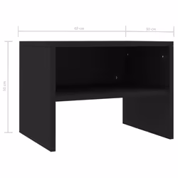 VidaXL 800066 comodino Nero - Vista aggiuntiva 5