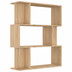 vidaXL Libreria/Divisorio Rovere Sonoma 80x24x96 cm Legno Multistrato - Vista aggiuntiva 2