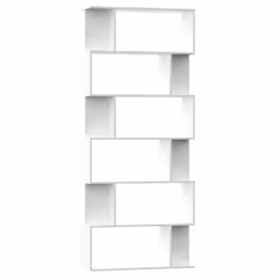 vidaXL Libreria/Divisorio Bianco 80x24x192 cm in Legno Multistrato - Vista aggiuntiva 2