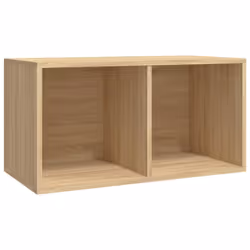Contenitore per Vinili Rovere 71x34x36 cm in Legno Multistratocod mxl 97196
