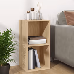 Contenitore per Vinili Rovere 71x34x36 cm in Legno Multistratocod mxl 97196