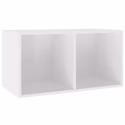 Contenitore per Vinili Bianco Lucido 71x34x36 cm in Multistratocod mxl 70719 - Vista aggiuntiva 2