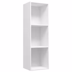 vidaXL Libreria/Mobile TV Bianco 36x30x114 cm in Legno Multistrato - Vista aggiuntiva 2