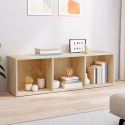vidaXL Libreria/Mobile TV Rovere Sonoma 36x30x114 cm Legno Multistrato - Vista aggiuntiva 3