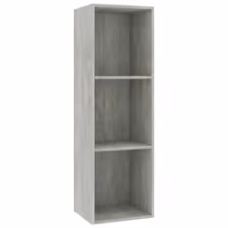 vidaXL Libreria/Mobile TV Grigio Cemento 36x30x114cm Legno Multistrato - Vista aggiuntiva 2
