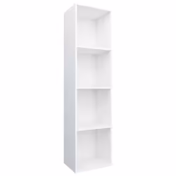 vidaXL Libreria / Mobile TV Bianco 36x30x143 cm in Legno Multistrato - Vista aggiuntiva 2