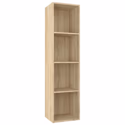 vidaXL Libreria/Mobile TV Rovere Sonoma 36x30x143 cm Legno Multistrato - Vista aggiuntiva 2
