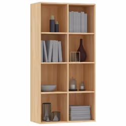 vidaXL Libreria/Credenza Rovere Sonoma 66x30x130 cm Legno Multistrato - Vista aggiuntiva 3