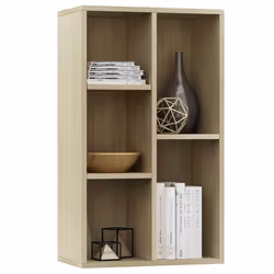 vidaXL Libreria/Credenza Rovere Sonoma 50x25x80 cm Legno Multistrato - Vista aggiuntiva 3