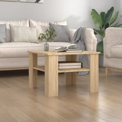 Vidaxl - Tavolino da Caffè, Tavolino basso Rovere Sonoma 60x60x42 cm in Truciolato