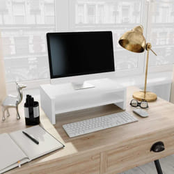 Supporto per Monitor Bianco 42x24x13 cm Legno Multistrato Vidaxl 28428