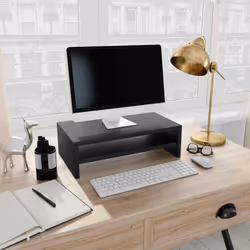 Questo pratico stand per schermo, dal design minimalista, aggiungerà un tocco moderno al vostro spazio abitativo e vi permett ...