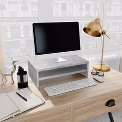 Questo pratico stand per schermo, dal design minimalista, aggiungerà un tocco moderno al vostro spazio abitativo e vi permett ...