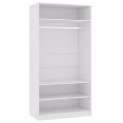 vidaXL Armadio Rovere Marrone 90x50x200 cm in Legno Multistrato - Vista aggiuntiva 2