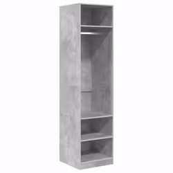 Armadio Grigio Cemento 50x50x200 cm in Legno Multistratocod mxl 79545