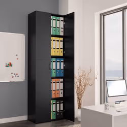 Mostrate il vostro amore per il design elegante con il nostro armadio per ufficio dallo stile pulito e minimalista! Sarà un'o ...