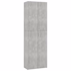 Armadio da Ufficio Grigio Cemento 60x32x190cm Legno Multistratocod mxl 82300