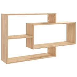 vidaXL Mensole a Muro Rovere Sonoma 104x20x58,5cm in Legno Multistrato - Vista aggiuntiva 2