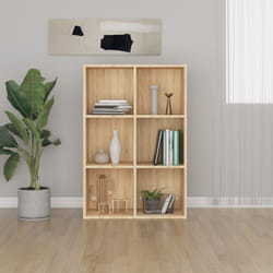 vidaXL Libreria/Credenza Rovere Sonoma 66x30x98 cm Legno Multistrato