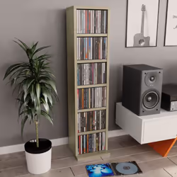 Tenete al sicuro tutti i vostri preziosi CD in questo comodo mobile porta CD. Pratico ed elegante, è perfetto per tenere in o ...
