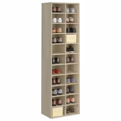 vidaXL Scarpiera Rovere Sonoma 54x34x183 cm in Truciolato - Vista aggiuntiva 3