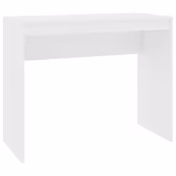 vidaXL Scrivania Bianca 90x40x72 cm in Legno Multistrato - Vista aggiuntiva 2
