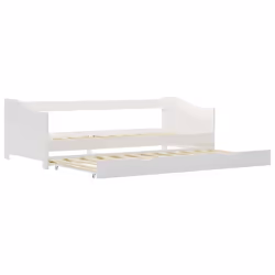 vidaXL Divano Letto a Scomparsa senza Materasso Legno Pino 90x200 cm - Vista aggiuntiva 2
