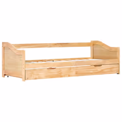 vidaXL Divano Letto a Scomparsa senza Materasso Pino Bianco 90x200 cm - Vista aggiuntiva 3