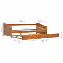 VidaXL 283153 letto - Vista aggiuntiva 8