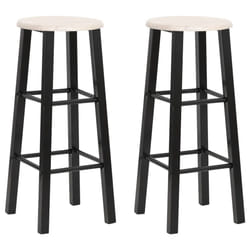 Sgabelli da Bar 2 pz Neri in MDF cod mxl 72981