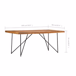 VidaXL 282881 tavolo da cucina e sala da pranzo - Vista aggiuntiva 6