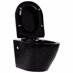 WC Sospeso con Design Senza Bordi in Ceramica Nerocod mxl 102353 - Vista aggiuntiva 2