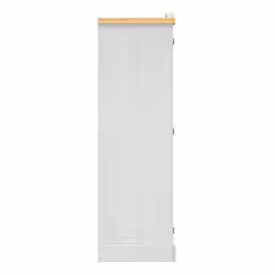 VidaXL 282620 armadio/guardaroba per camera da letto 1 ripiani 2 porta/porte Bianco - Vista aggiuntiva 4
