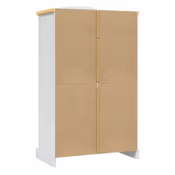 VidaXL 282620 armadio/guardaroba per camera da letto 1 ripiani 2 porta/porte Bianco - Vista aggiuntiva 5