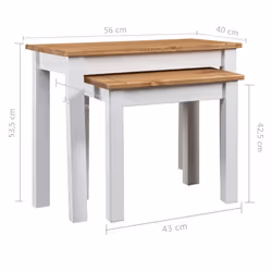 VidaXL 282678 tavolino da caffè, comodino e consolle da soggiorno - Vista aggiuntiva 6