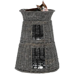 Ceste Gatti con Cuscini Grigio 3pz 47x34x60cm Salice Naturale Vidaxl 1757