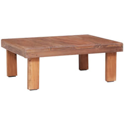 Vidaxl - Tavolino da Salotto 60x45x23 cm in Legno Massello di Mogano 482436