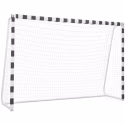 Colore: Nero e bianco Materiale del tubo: Metallo Materiale rete: PE 100% Dimensioni: 300 x 90 x 200 cm (L x P x A) Dimension ...