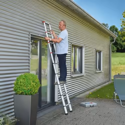 VidaXL FlexLine 260 Scala telescopica Argento - Vista aggiuntiva 6