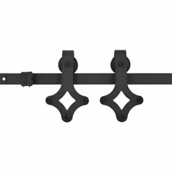 Kit di Binari per Porte Scorrevoli SKIEN 183 cm Acciaio Nerocod mxl 119009 - Vista aggiuntiva 2