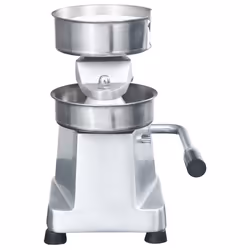 vidaXL Pressa per Hamburger con 500 Fogli Carta Patty Alluminio 10 cm - Vista aggiuntiva 3