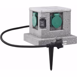 Questa presa elettrica da giardino affidabile può essere usata per alimentare i vostri strumenti da giardino come tosaerba, d ...