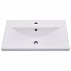vidaXL Lavabo da Incasso 61x39,5x18,5 cm in Ceramica Bianco - Vista aggiuntiva 3